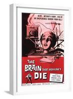 The Brain That Wouldn't Die, Virginia Leith, 1962-null-Framed Art Print