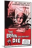 The Brain That Wouldn't Die, Virginia Leith, 1962-null-Mounted Art Print