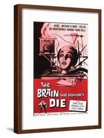 The Brain That Wouldn't Die, Virginia Leith, 1962-null-Framed Art Print