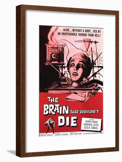 The Brain That Wouldn't Die, Virginia Leith, 1962-null-Framed Art Print