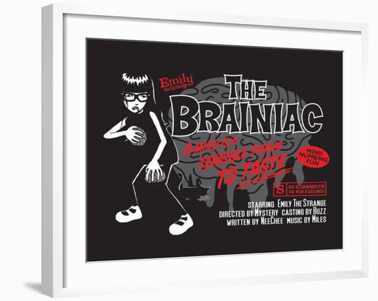 The Brainiac-Emily the Strange-Framed Photographic Print