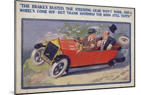 "The Brake's Busted-null-Mounted Giclee Print