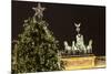 The Brandenburg Gate and Christmas Tree, Berlin, Germany, Europe-Miles Ertman-Mounted Photographic Print
