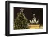 The Brandenburg Gate and Christmas Tree, Berlin, Germany, Europe-Miles Ertman-Framed Photographic Print