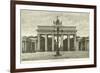 The Brandenburg Gate, Berlin, 1870-null-Framed Giclee Print