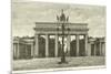 The Brandenburg Gate, Berlin, 1870-null-Mounted Giclee Print