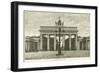 The Brandenburg Gate, Berlin, 1870-null-Framed Giclee Print