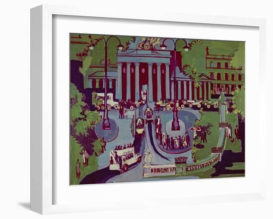 The Brandenburg Gate, Berlin, 1929-Ernst Ludwig Kirchner-Framed Giclee Print