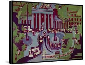 The Brandenburg Gate, Berlin, 1929-Ernst Ludwig Kirchner-Framed Stretched Canvas