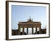 The Brandenburg Gate Glows in the Evening Light in Berlin-null-Framed Photographic Print