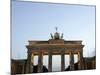 The Brandenburg Gate Glows in the Evening Light in Berlin-null-Mounted Photographic Print