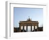 The Brandenburg Gate Glows in the Evening Light in Berlin-null-Framed Photographic Print