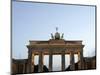 The Brandenburg Gate Glows in the Evening Light in Berlin-null-Mounted Photographic Print