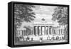 The Brandenburg Gate in Berlin, Mid 19th Century-German School-Framed Stretched Canvas