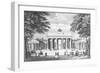 The Brandenburg Gate in Berlin, Mid 19th Century-German School-Framed Giclee Print