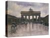 The Brandenburg Gate in Berlin-Lesser Ury-Stretched Canvas