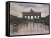 The Brandenburg Gate in Berlin-Lesser Ury-Framed Stretched Canvas