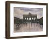 The Brandenburg Gate in Berlin-Lesser Ury-Framed Giclee Print