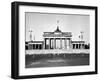 The Brandenburg Gate in East Berlin Behind the Berlin Wall-null-Framed Photo