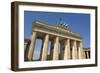 The Brandenburg Gate with the Quadriga Winged Victory Statue on Top-Neale Clarke-Framed Photographic Print