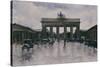 The Brandenburg Gate-Lesser Ury-Stretched Canvas