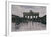 The Brandenburg Gate-Lesser Ury-Framed Giclee Print