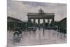 The Brandenburg Gate-Lesser Ury-Mounted Giclee Print