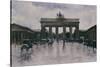 The Brandenburg Gate-Lesser Ury-Stretched Canvas