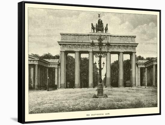 The Brandenburg Gate-null-Framed Stretched Canvas