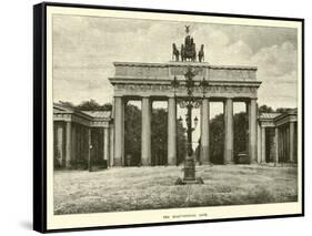The Brandenburg Gate-null-Framed Stretched Canvas