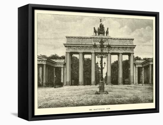 The Brandenburg Gate-null-Framed Stretched Canvas