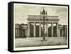 The Brandenburg Gate-null-Framed Stretched Canvas