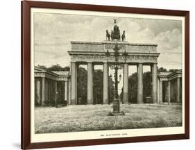 The Brandenburg Gate-null-Framed Giclee Print