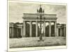 The Brandenburg Gate-null-Mounted Giclee Print