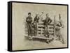 The Branding Chute-Frederic Remington-Framed Stretched Canvas