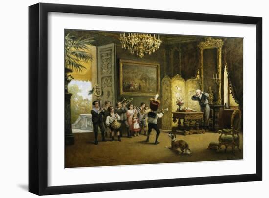 The Brass Band-Cesare Felix Georges Dell'Acqua-Framed Giclee Print