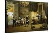 The Brass Band-Cesare Felix Georges Dell'Acqua-Stretched Canvas