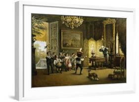 The Brass Band-Cesare Felix Georges Dell'Acqua-Framed Giclee Print