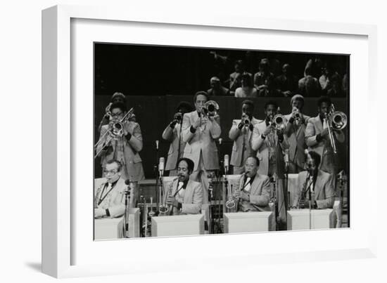 The Brass Section of the Count Basie Orchestra, Royal Festival Hall, London, 18 July 1980-Denis Williams-Framed Photographic Print