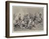 The Brave and the Fair, Troopers Entertaining Friends at Lunch in Camp at Pietermaritzburg-Frederic De Haenen-Framed Giclee Print