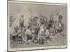 The Brave and the Fair, Troopers Entertaining Friends at Lunch in Camp at Pietermaritzburg-Frederic De Haenen-Mounted Giclee Print