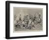 The Brave and the Fair, Troopers Entertaining Friends at Lunch in Camp at Pietermaritzburg-Frederic De Haenen-Framed Giclee Print