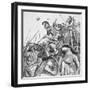 The Brave Three Hundred, C.1940S-Richard Henry Brock-Framed Giclee Print