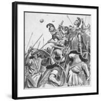 The Brave Three Hundred, C.1940S-Richard Henry Brock-Framed Giclee Print