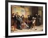 The Brawl, 1900 (painting)-Remy Cogghe-Framed Giclee Print