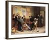 The Brawl, 1900 (painting)-Remy Cogghe-Framed Giclee Print