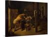 The Brawl-Adriaen Brouwer-Stretched Canvas