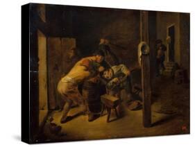 The Brawl-Adriaen Brouwer-Stretched Canvas