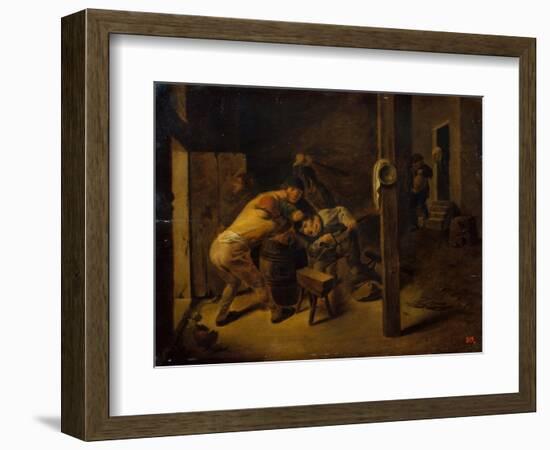 The Brawl-Adriaen Brouwer-Framed Giclee Print