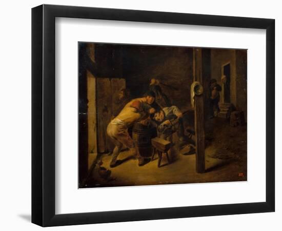 The Brawl-Adriaen Brouwer-Framed Giclee Print